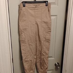 Reitmans Women's Tan Cargo Jogger Pants